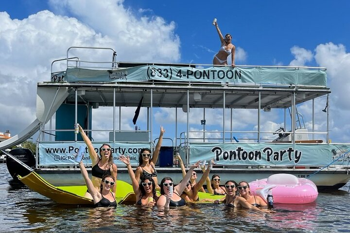 Private Double Deck Pontoon Party Cruise in Fort Lauderdale - Photo 1 of 13